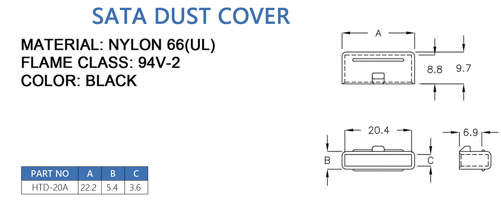 Dust cover HTD-20A